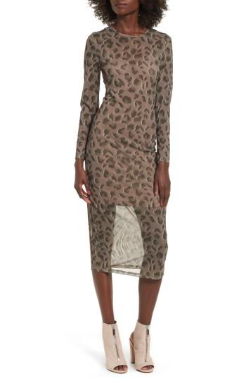 Women's Supertrash Dune Mesh Midi Dress - Green