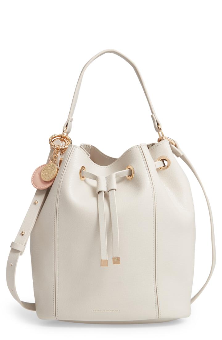 Estella Bartlett Copperfield Faux Leather Drawstring Bag - Grey