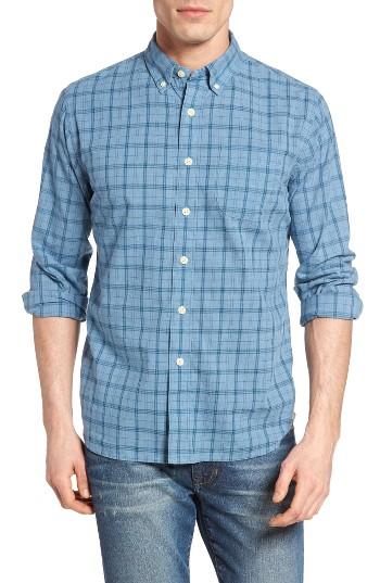Men's Grayers Bluestone Plaid Poplin Sport Shirt