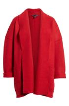 Women's Eileen Fisher Boiled Wool Shawl Collar Jacket