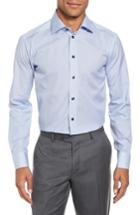 Men's Eton Slim Fit Geometric Dress Shirt - Blue