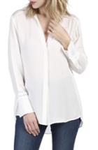 Women's Paige Clemence Silk Shirt - White