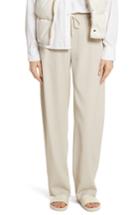 Women's Vince Drawstring Wide Leg Pants - Beige