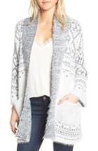 Women's Cupcakes And Cashmere Raveena Fair Isle Cardigan, Size - Ivory