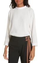 Women's Tibi Bibelot Crepe Top, Size - Ivory