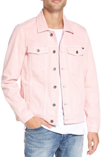 Men's Barney Cools B.rigid Denim Jacket - Pink