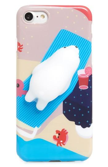 Bp. Squishy Polar Bear Iphone 7/8 Case - Blue