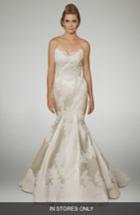 Women's Matthew Christopher Duchess Trumpet Gown, Size In Store Only - White