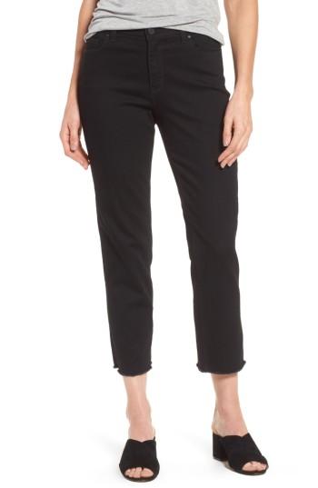 Women's Halogen High Rise Straight Leg Crop Jeans