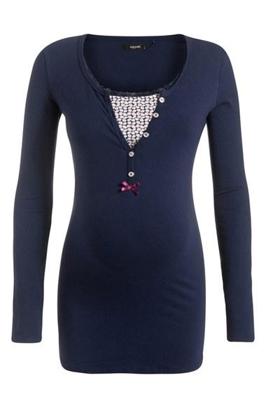 Women's Noppies 'elise' Henley Maternity/nursing Tee