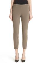 Women's Lafayette 148 New York Murray Cotton Blend Crop Pants - Brown