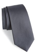 Men's Calibrate Woven Silk Tie, Size - Grey