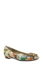 Women's J. Renee Dewport Ballet Flat D - Orange
