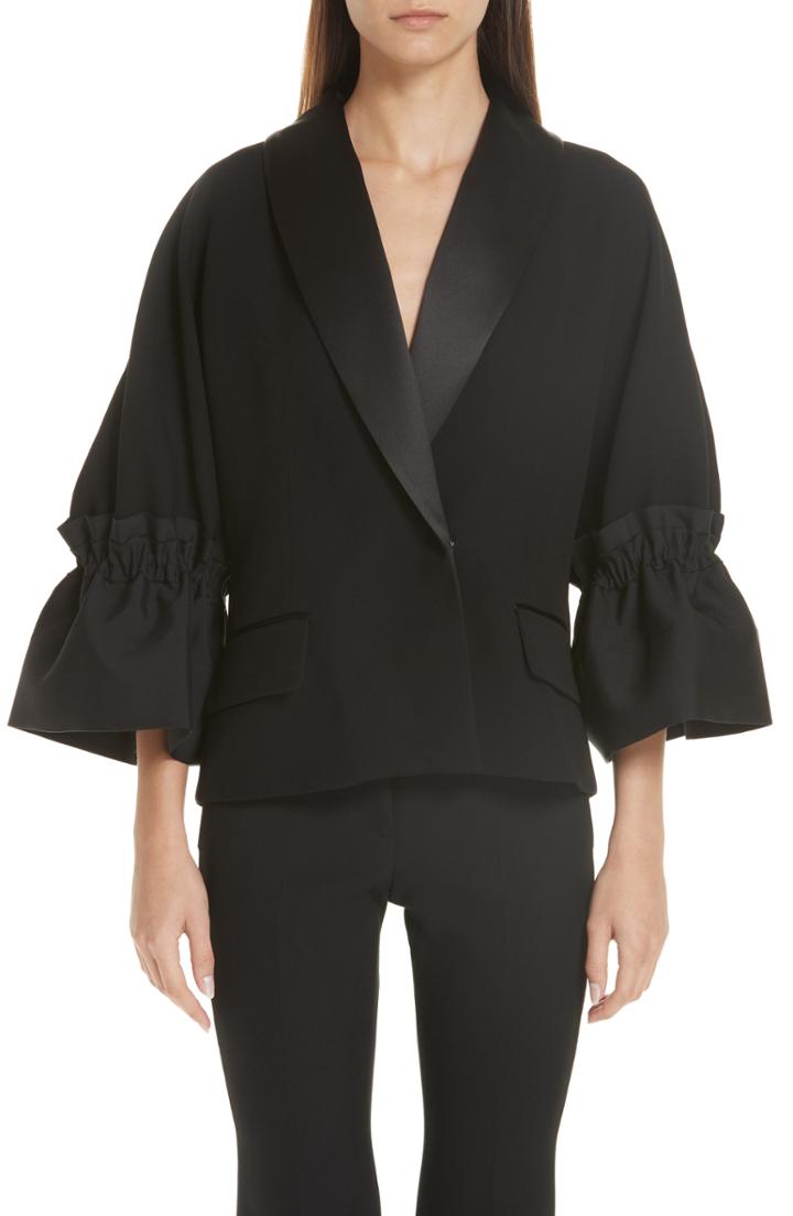 Women's Allsaints Anita Wool Blend Coat - Blue