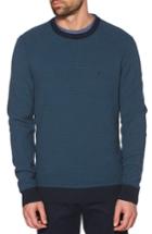 Men's Original Penguin Popcorn Knit Crewneck Sweater - Blue