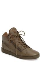 Men's Giuseppe Zanotti Mid Top Sneaker Eu - Green