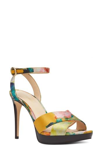 Women's Nine West Quisha Ankle Strap Sandal M - Yellow