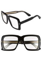Men's Gucci 53mm Square Sunglasses - Black/khaki