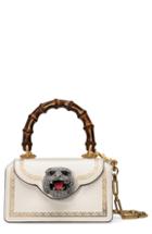 Gucci Mini Thiara Top Handle Leather Satchel - White