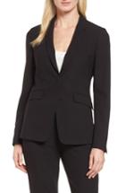 Women's Boss Jesulea Notch Collar Blazer R - Black