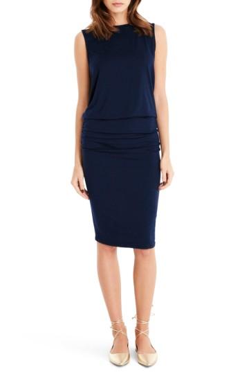 Women's Michael Stars Drape Back Shift Dress - Blue