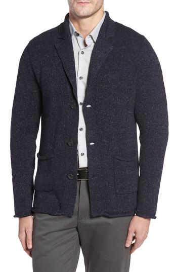 Men's Robert Barakett Seville Notch Collar Cardigan