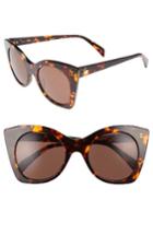 Women's Draper James 51mm Geometric Sunglasses - Tortoise