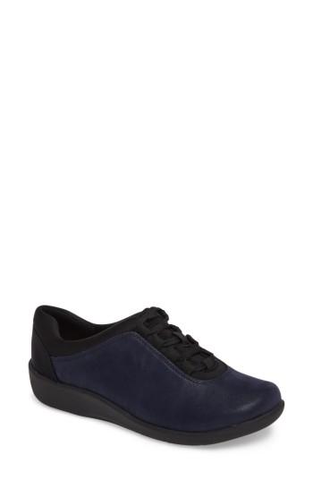 Women's Clarks Sillian Pine Sneaker N - Blue