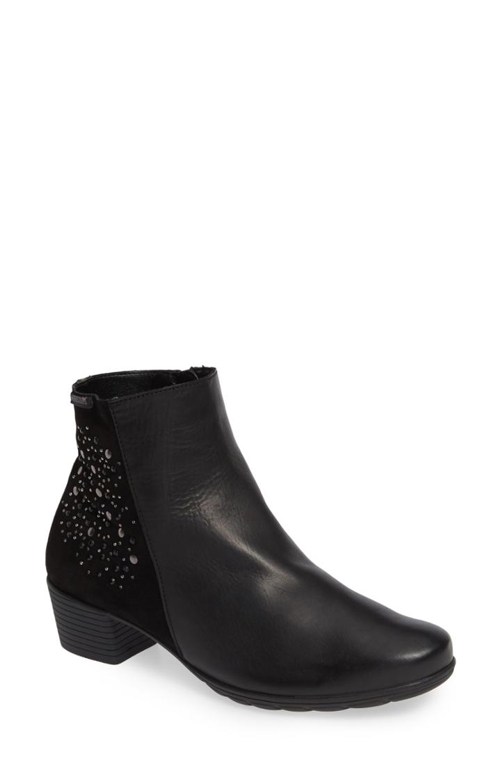 Women's Mephisto Ilsa Spark Bootie .5 M - Black