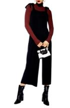 Women's Topshop Tie Shoulder Crop Jumpsuit