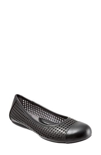 Women's Softwalk 'napa' Flat W - Black