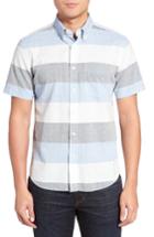 Men's Jack Spade Trim Fit Wide Stripe Oxford Sport Shirt