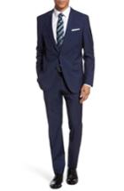 Men's Boss Huge/genius 4 Trim Fit Stripe Wool Suit
