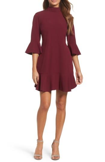 Women's Chelsea28 Bell Sleeve Dress - Burgundy
