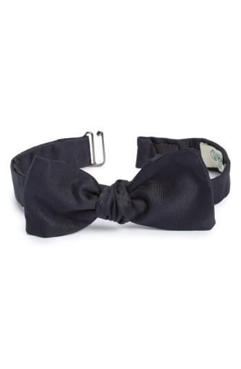 Men's Gitman Silk Bow Tie, Size - Blue
