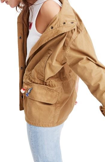 Women's Madewell Patch Military Jacket