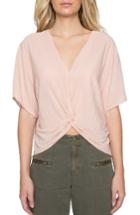 Women's Willow & Clay Twist Front Plisse Top