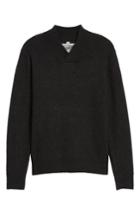 Men's Schott Nyc Waffle Knit Thermal Wool Blend Pullover