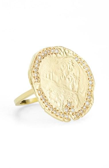 Women's Lara Melchior 'v' Diamond & Vermeil Statement Ring