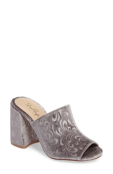 Women's Shellys London Dalia Open Toe Mule Eu - Grey