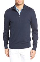 Men's Ag The Hanover Quarter Zip Pullover - Blue