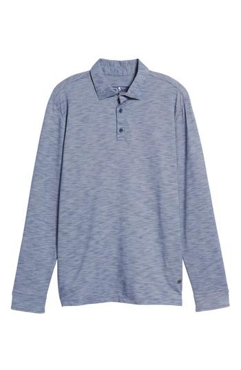 Men's Stone Rose Flame Knit Polo