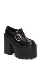Women's Jeffrey Campbell Offset Platform Bootie M - Black
