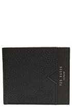 Men's Ted Baker London Looeze Leather Wallet - Black