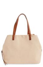 Sole Society Millar Faux Leather Tote - White