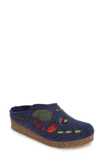 Women's Haflinger Paisley Slipper Us / 39eu - Blue