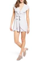 Women's Astr The Label Ruffle Tie Front Romper