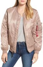 Women's Alpha Industries Ma-1 W Bomber Jacket - Pink