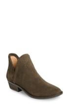 Women's Lucky Brand Kambry Perforated Bootie .5 M - Green
