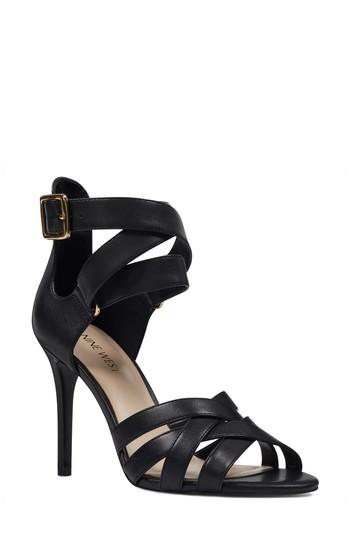 Women's Nine West Mcglynn Strappy Sandal M - Black